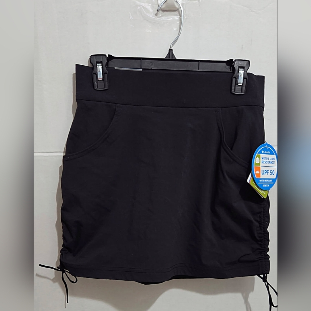 Columbia Women'sMarina Bay Skort Black Size S Elastic Waist